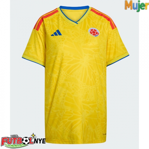 Camiseta Colombia Primera Equipación para mujer Mundial 2026 manga corta